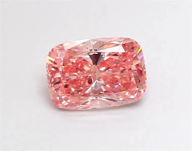 2.07ct Cushion modified Lab Grown Diamond (Colour Fancy Intense Pink, Clarity VS2, IGI Certified) Forever For Love
