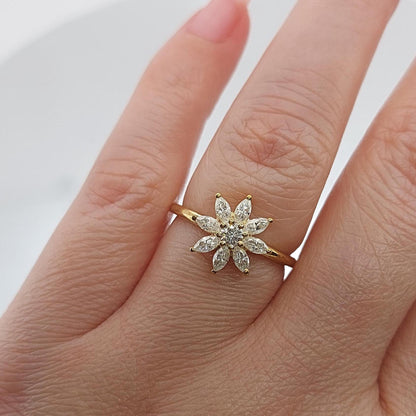 Marquise Diamond Ring