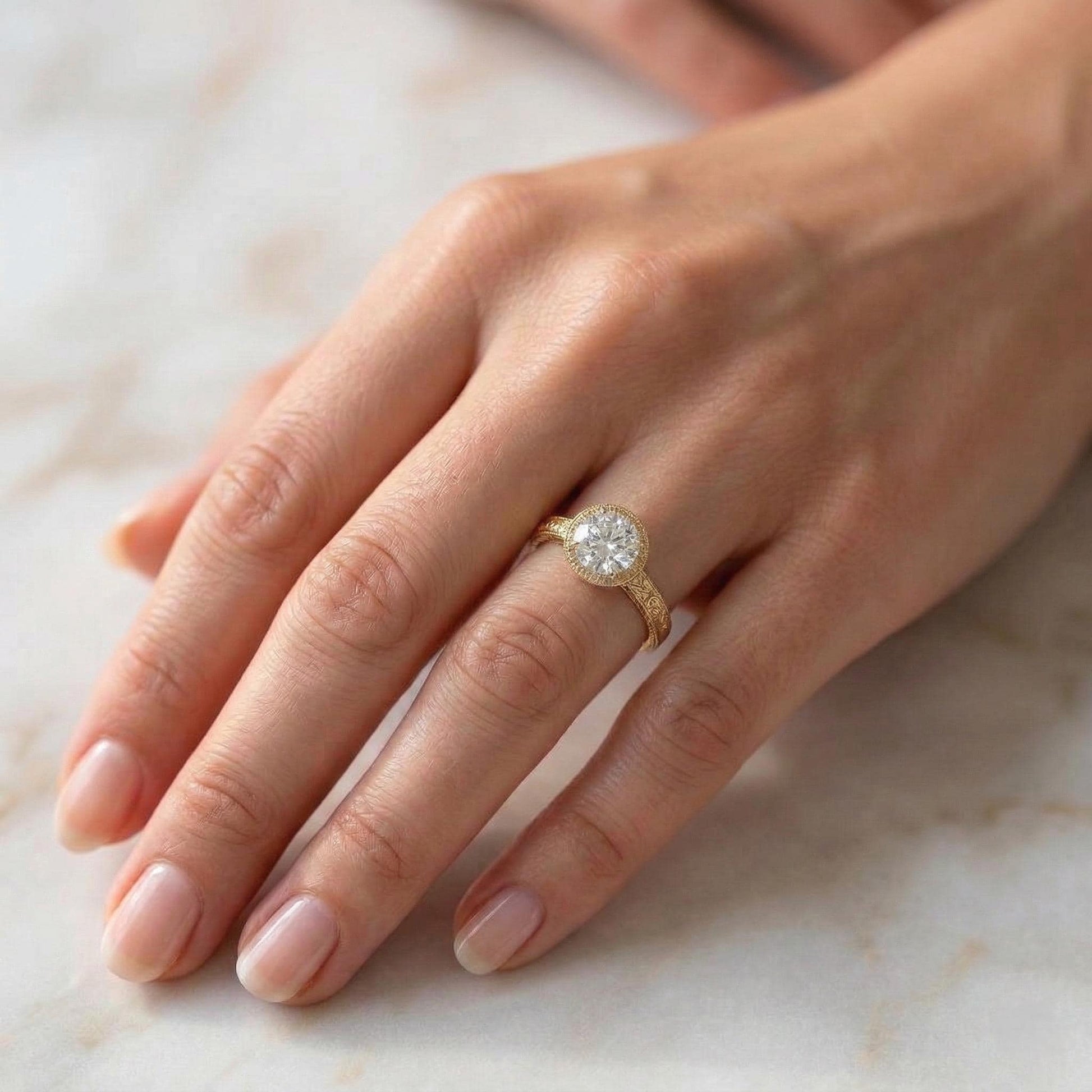 1.5 Ct IGI Certified Round Diamond Band