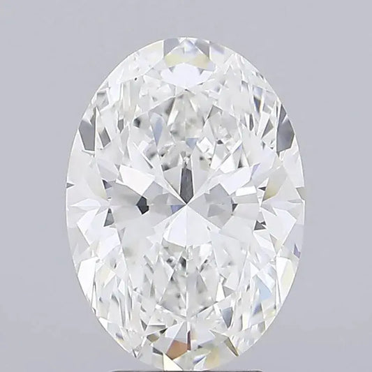 4.02ct Oval Lab Grown Diamond (Colour F, Clarity VVS2, IGI Certified) Forever For Love