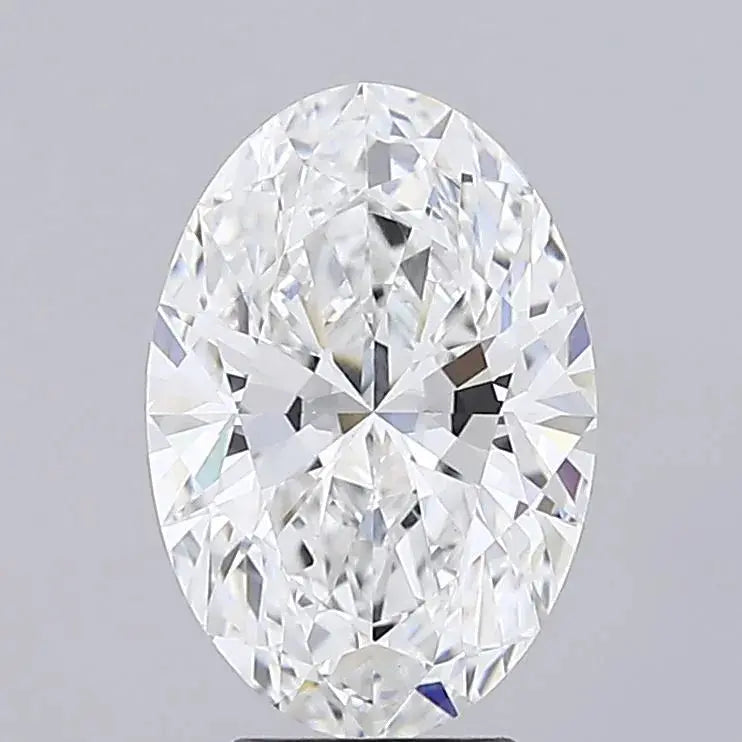 3.91ct Oval Lab Grown Diamond (Colour E, Clarity VVS2, IGI Certified) Forever For Love