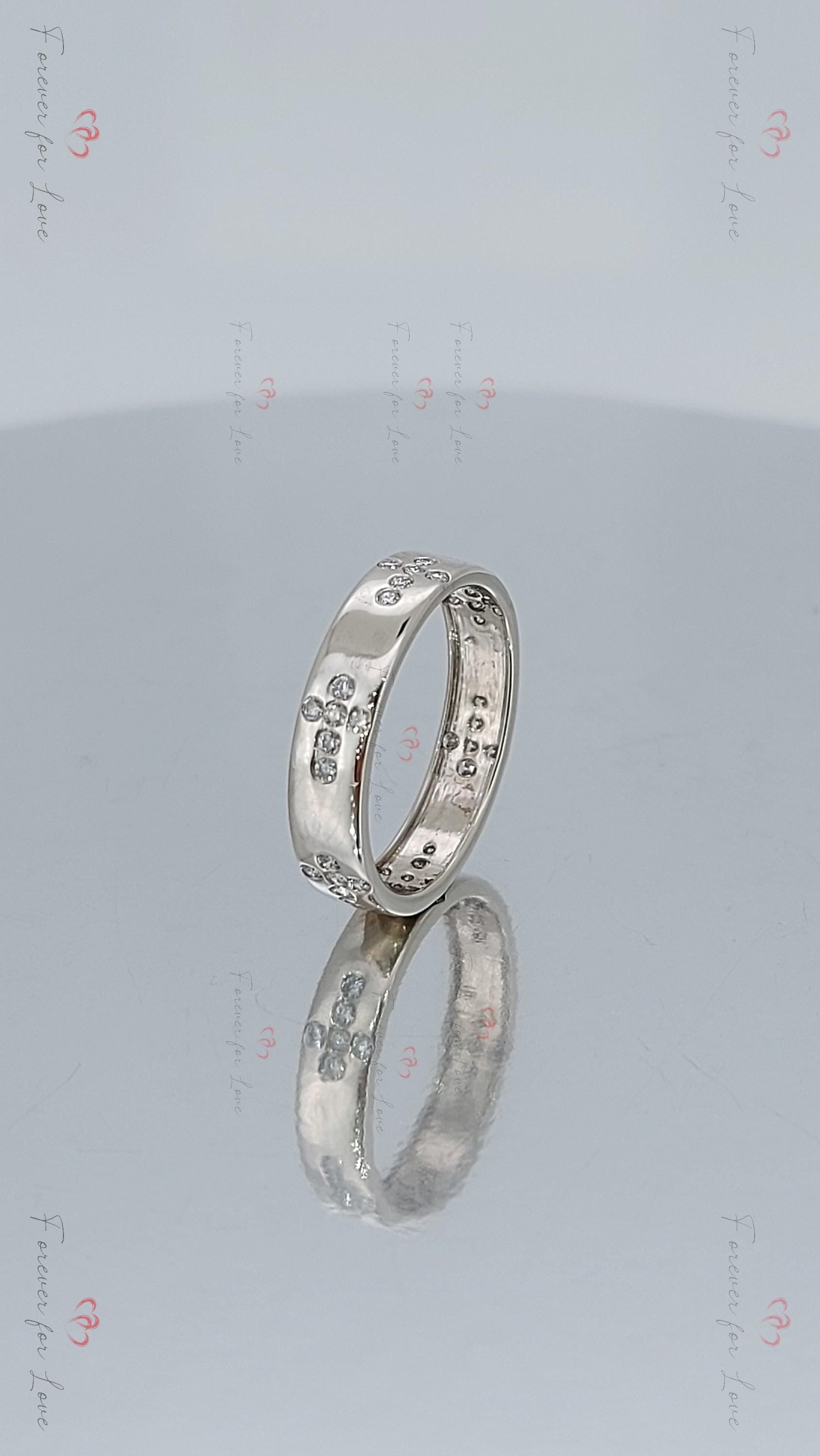 Round Diamond Full Eternity Band