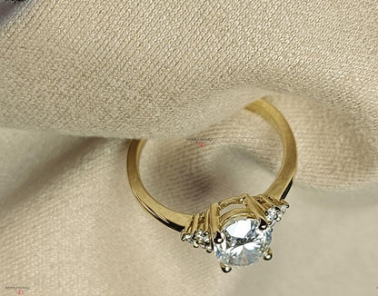 Oval Diamond, Moissanite Engagement Ring