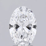 2.00ct Oval Lab Grown Diamond (Colour D, Clarity IF, IGI Certified)