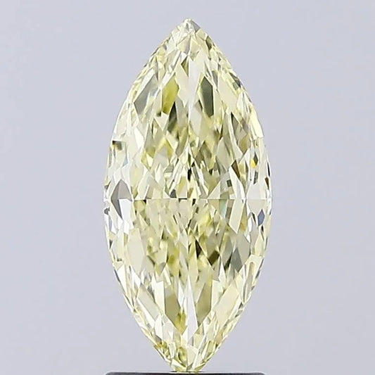 2.01ct Marquise Lab Grown Diamond (Colour Fancy Yellow, Clarity VVS2, IGI Certified)