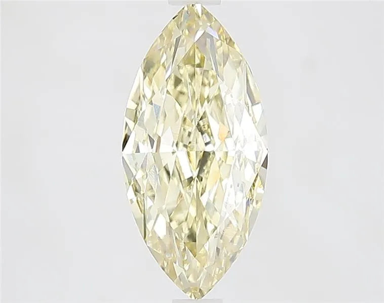 2.06ct Marquise Lab Grown Diamond (Colour Fancy Yellow, Clarity VVS1, IGI Certified)