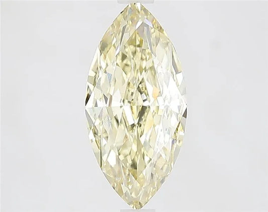 2.06ct Marquise Lab Grown Diamond (Colour Fancy Yellow, Clarity VVS1, IGI Certified)