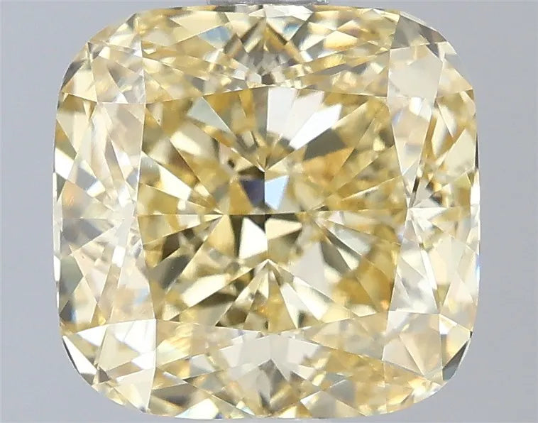 2.07ct Cushion modified Lab Grown Diamond (Colour Fancy Intense Yellow, Clarity VVS2, IGI Certified)