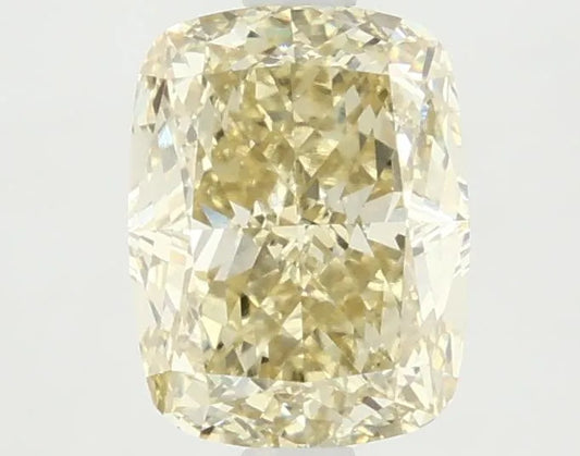 2.22ct Cushion modified Lab Grown Diamond (Colour Fancy Intense Yellow, Clarity VVS2, IGI Certified)