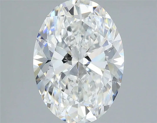 2.50ct Oval Lab Grown Diamond (Colour E, Clarity VVS2, IGI Certified)