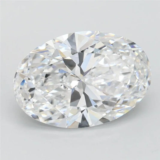 2.71ct Oval Lab Grown Diamond (Colour D, Clarity IF, IGI Certified)