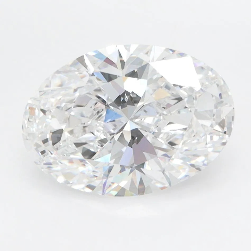 2.75ct Oval Lab Grown Diamond (Colour D, Clarity IF, IGI Certified)