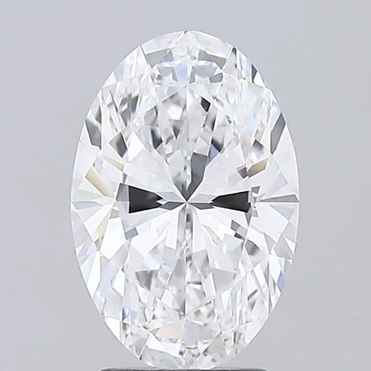 2.91ct Oval Lab Grown Diamond (Colour D, Clarity VVS1, IGI Certified)