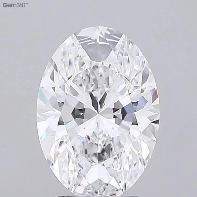 2.99ct Oval Lab Grown Diamond (Colour D, Clarity VVS1, IGI Certified)