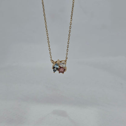 Colorful Gemstone Bouquet Necklace Forever For Love