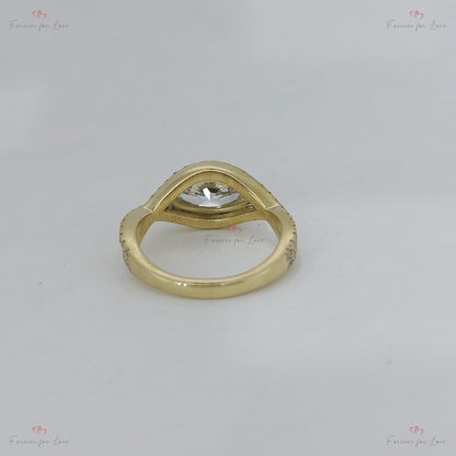 Marquise Diamond Band