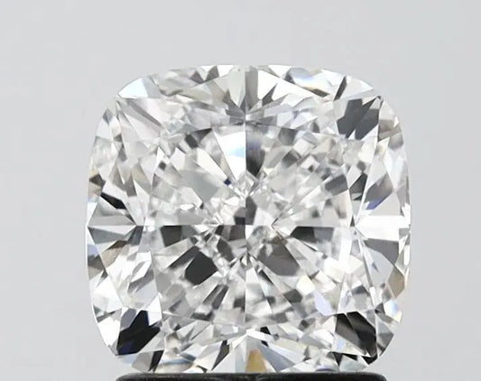 2.01ct Cushion modified Lab Grown Diamond (Colour E, Clarity VVS2, IGI Certified) Forever For Love