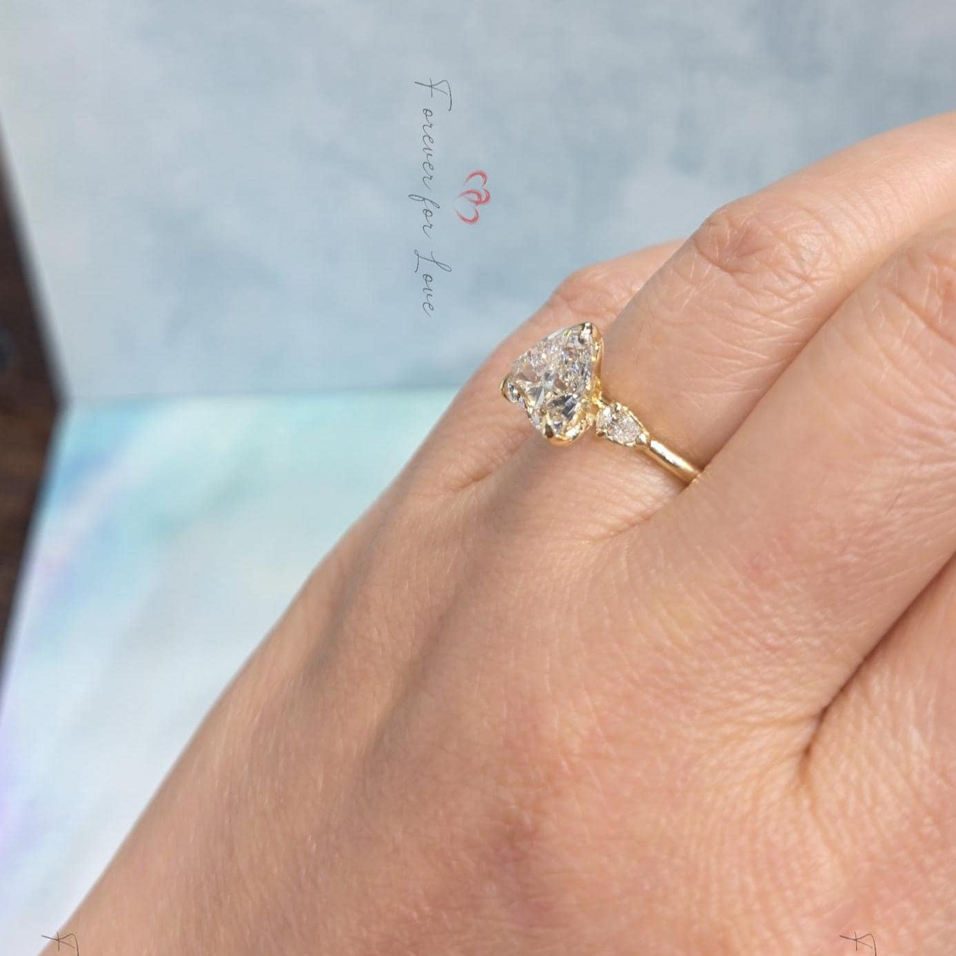 3 Ct Heart Diamond Engagement Ring