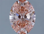 1.60ct Oval Lab Grown Diamond (Colour Fancy Vivid Pink, Clarity VS1, IGI Certified) Forever For Love