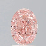 1.52ct Oval Lab Grown Diamond (Colour Fancy Vivid Pink, Clarity VVS2, IGI Certified) Forever For Love