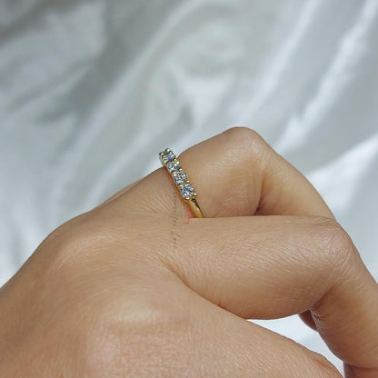 Round Lab Diamond Stacking Ring