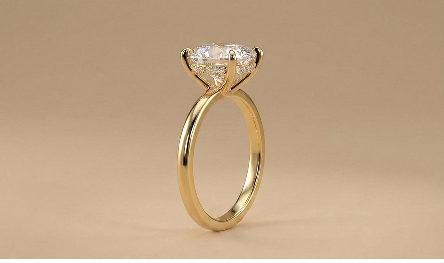 1,2 Karat Cushion Labordiamant Verlobungsring mit verstecktem Halo Cushion cut Moissanite engagement ring in 935er Argentium Silber — custom handcrafted by Forever For Love