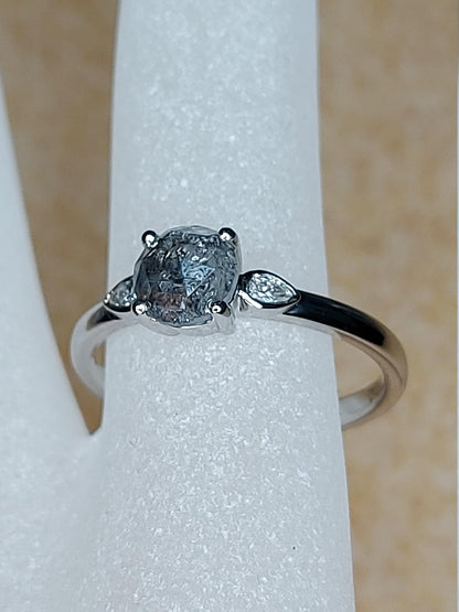 Pear Natural Diamond Engagement Ring