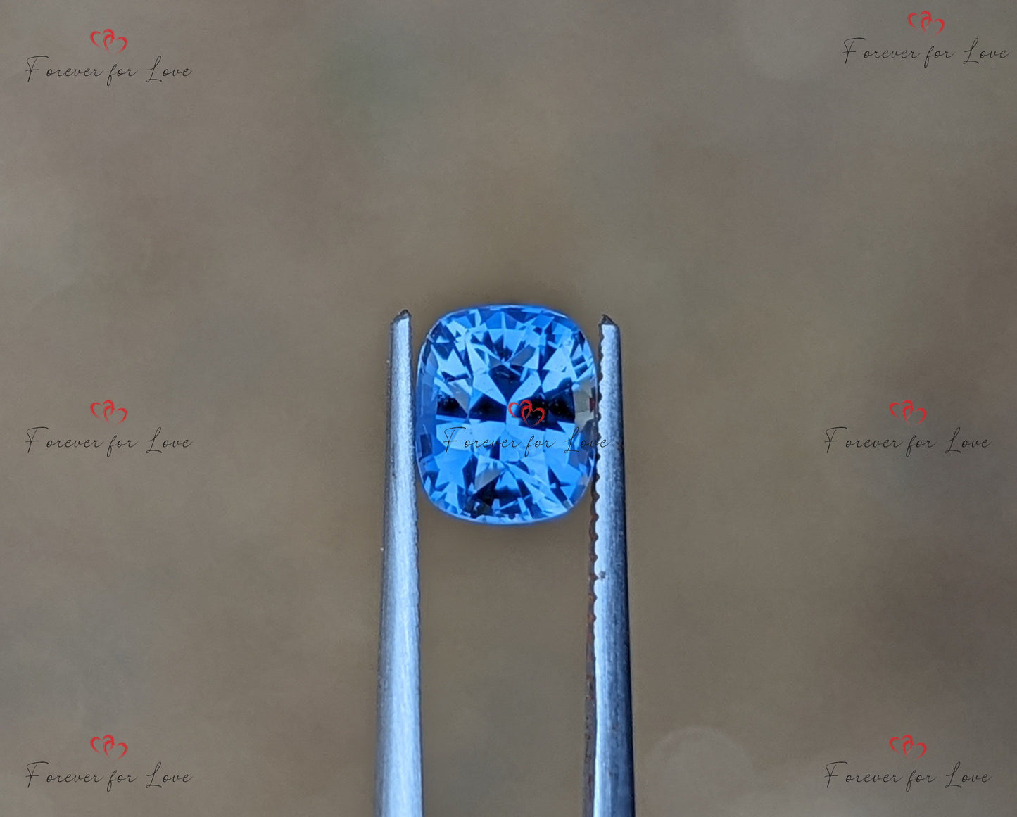 Unique 1.4Ct Earth-mined Ceylon unheated Untreated blue  sapphire, custom jewellery, hand made piece. Moissanite engagement ring in Gold or Platinum — custom handcrafted by Forever For Love