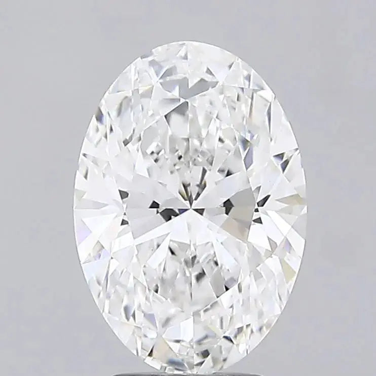 3.98ct Oval Lab Grown Diamond (Colour E, Clarity VVS2, IGI Certified) Forever For Love