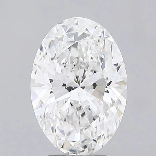 3.98ct Oval Lab Grown Diamond (Colour E, Clarity VVS2, IGI Certified) Forever For Love