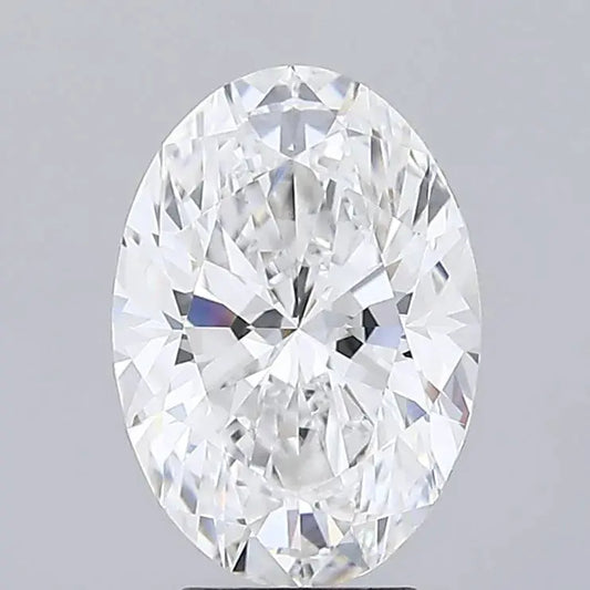 3.71ct Oval Lab Grown Diamond (Colour E, Clarity VVS2, IGI Certified) Forever For Love