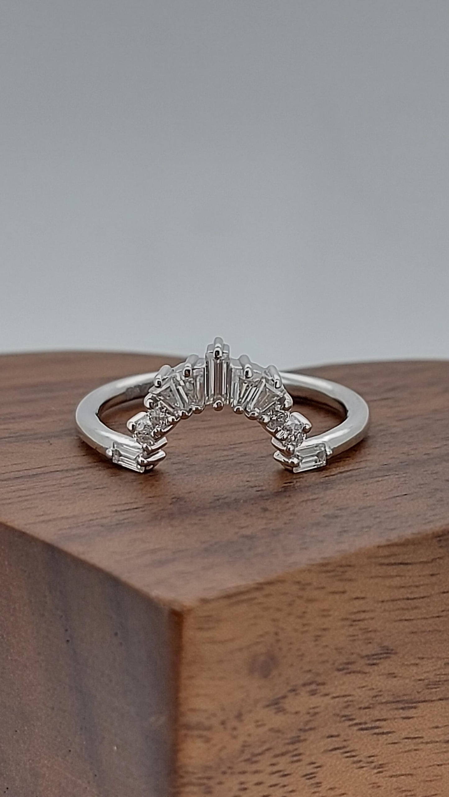 2 Ct Oval Moissanite Hidden Halo Engagement Ring Oval cut Moissanite Brilliant Cut engagement ring in 935 Argentium Silver — custom handcrafted by Forever For Love