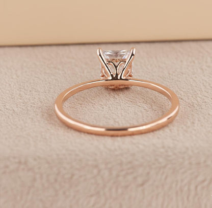 2.0 Ct Princess Lab Diamond Engagement Ring
