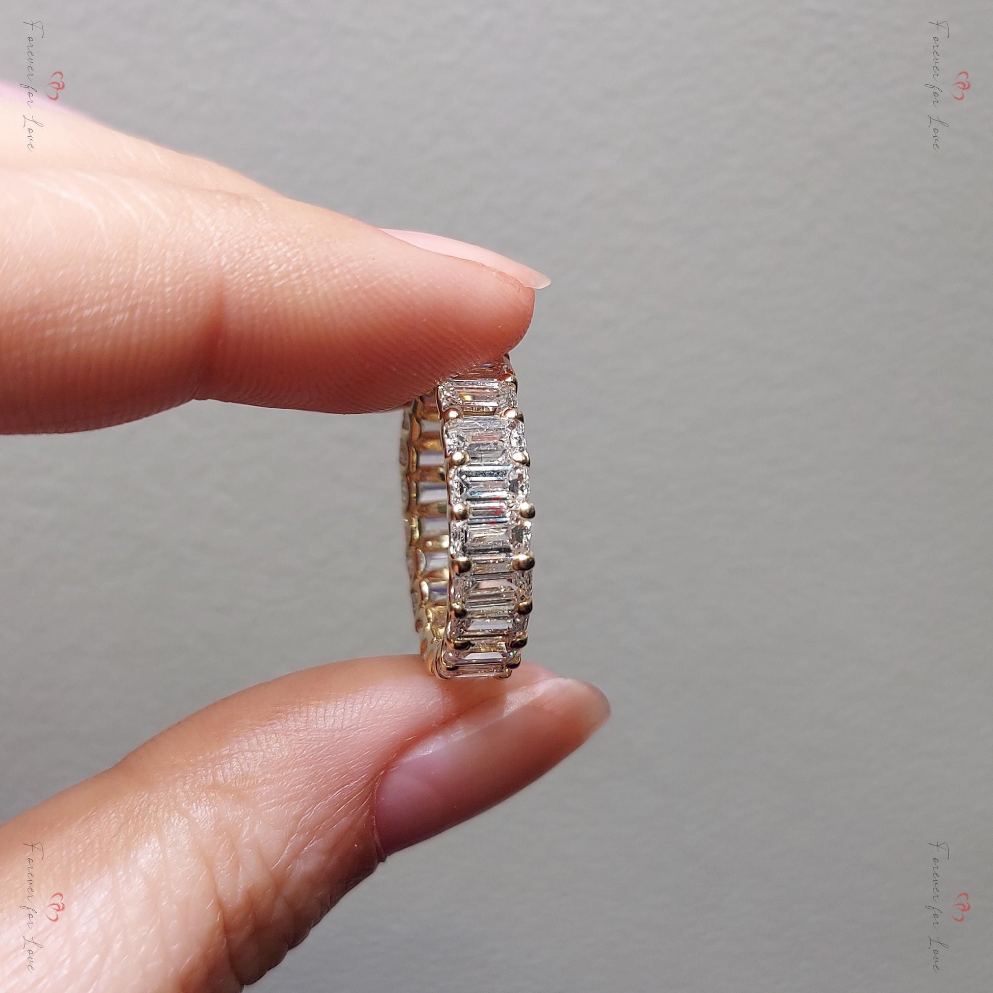 0.4 Ct Baguette Diamond Full Eternity Band