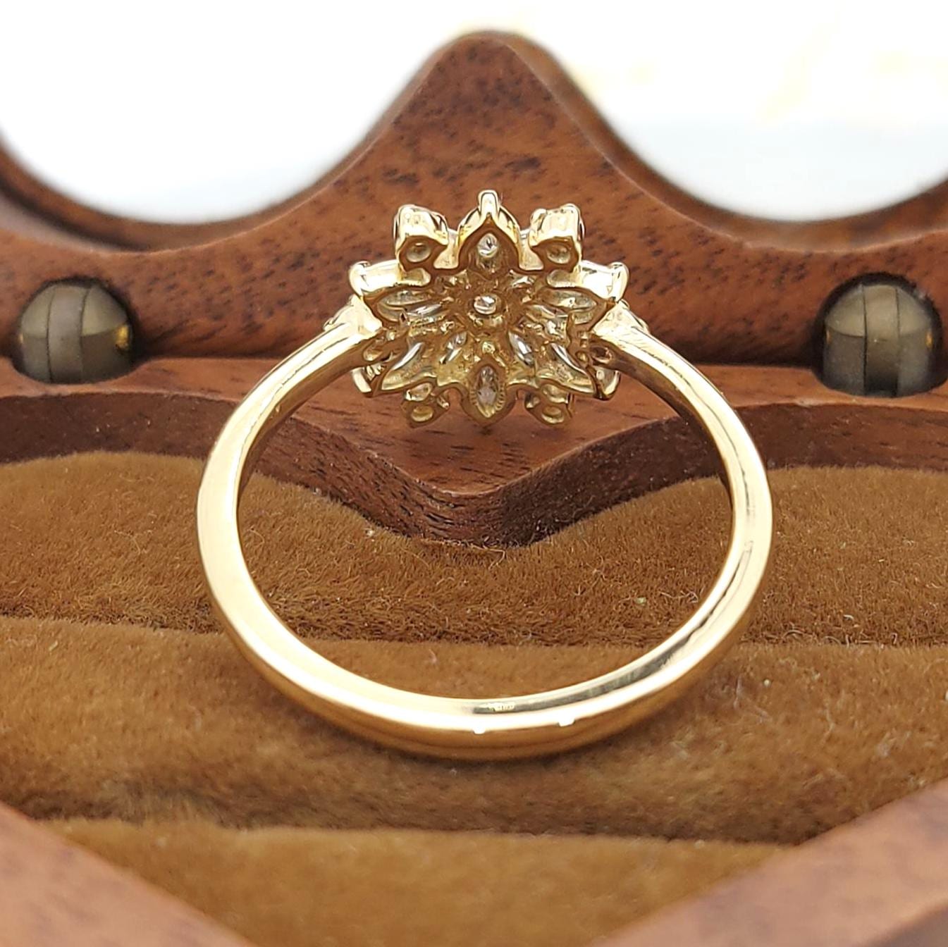Marquise Lab Diamond Ring