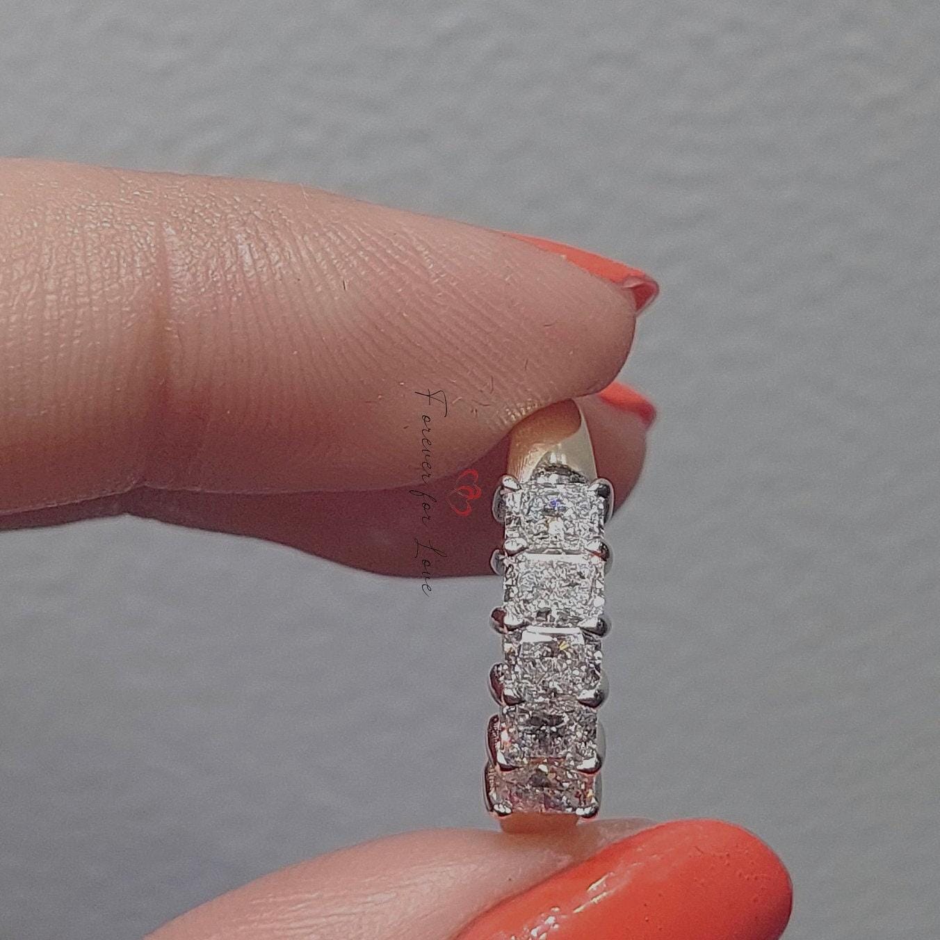 Radiant Lab Diamond Half Eternity Band