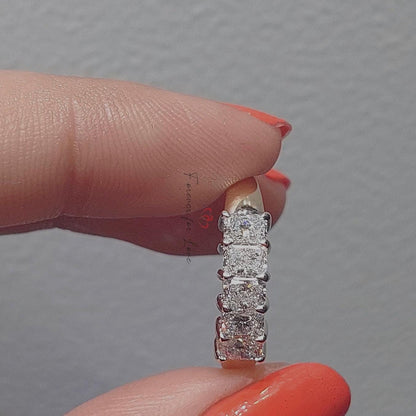 Radiant Lab Diamond Half Eternity Band