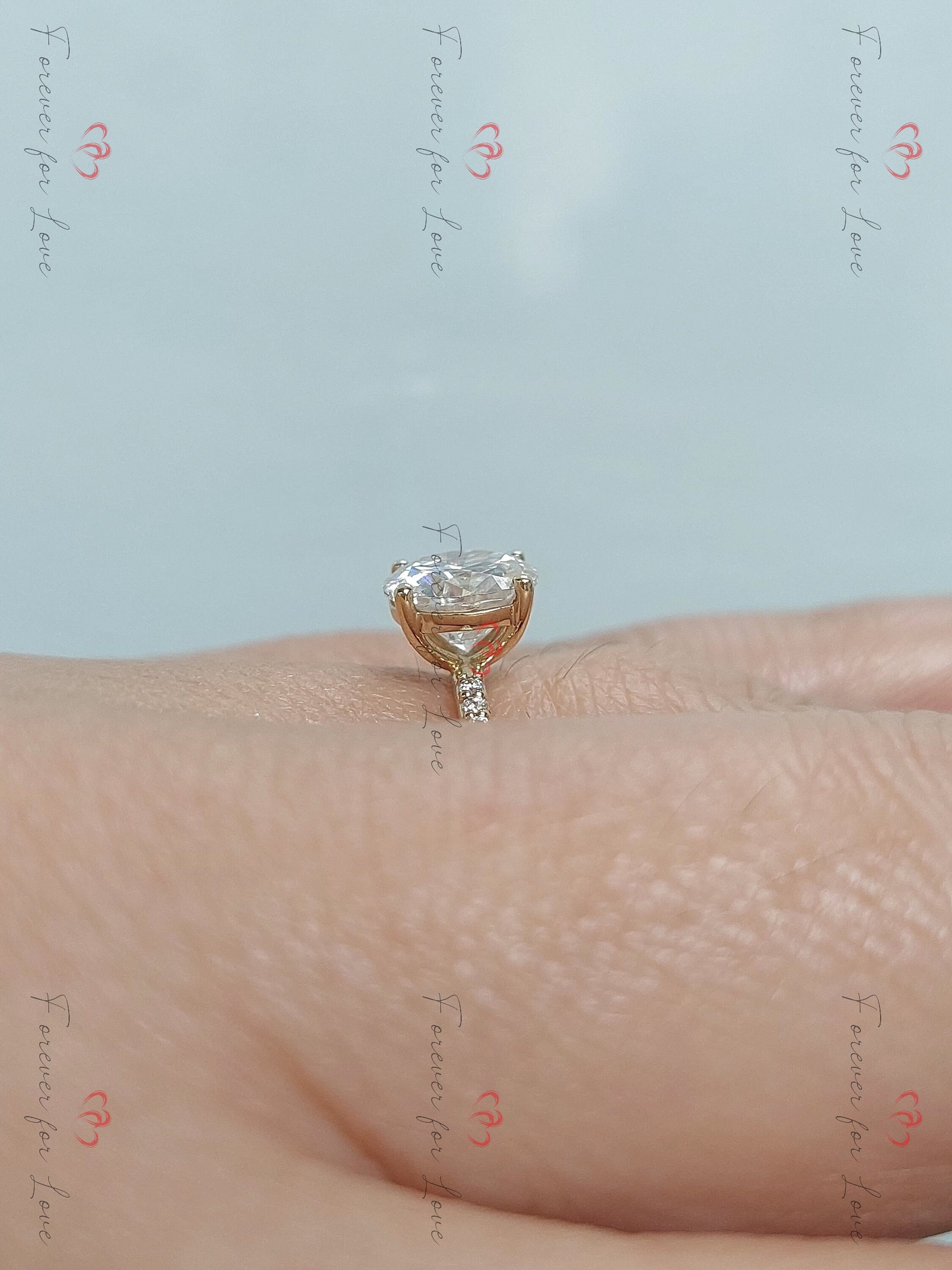 1.2 Ct IGI Certified Round Lab Diamond Engagement Ring