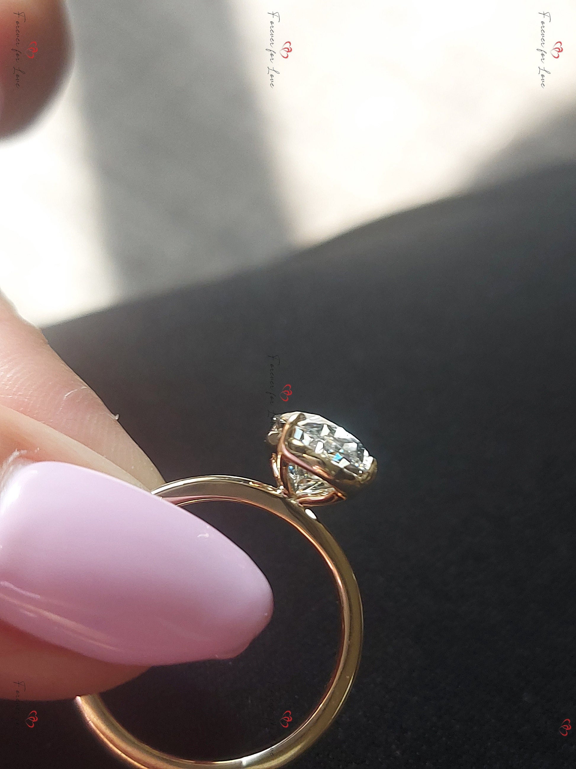 3 Ct IGI Certified Oval Diamond Solitaire Engagement Ring
