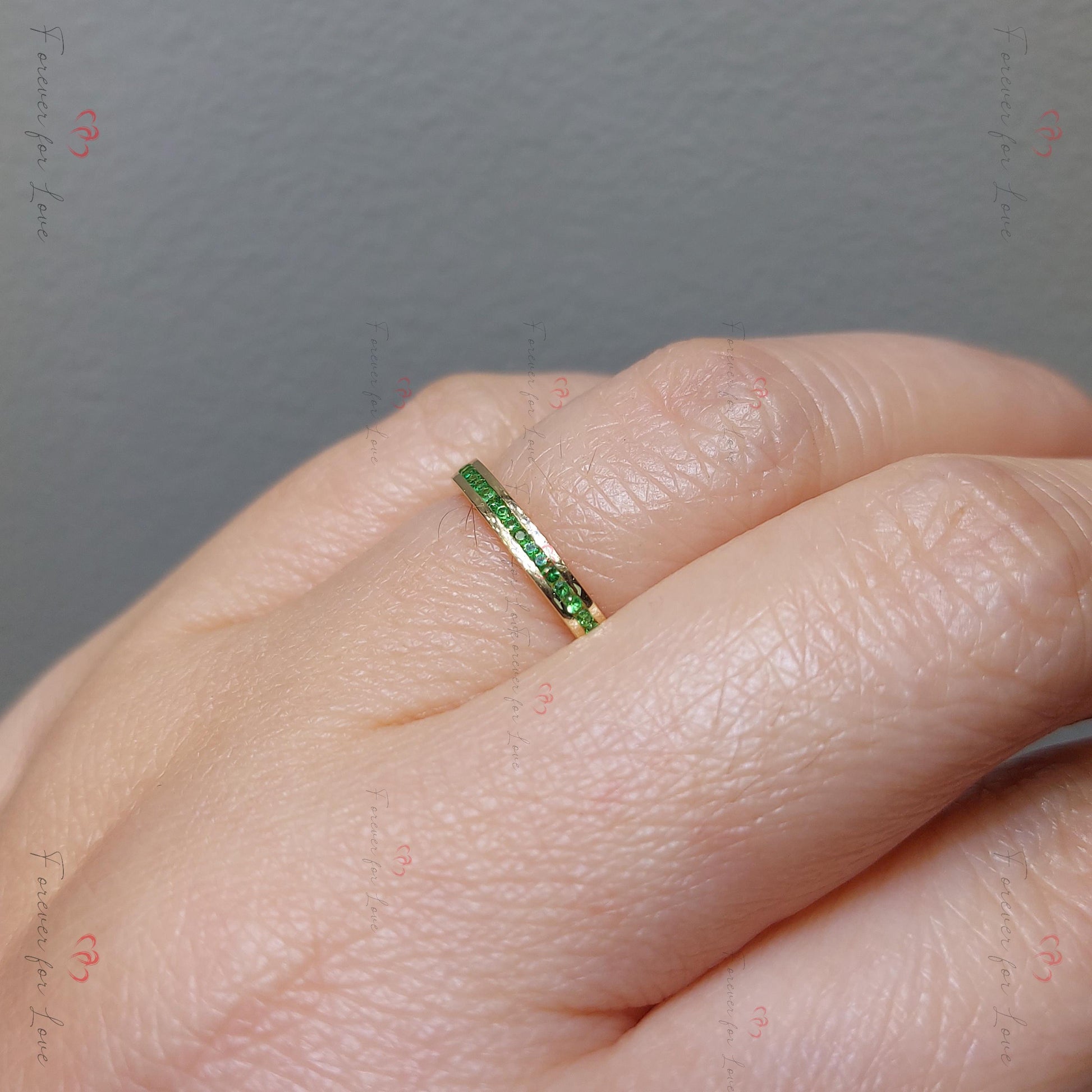 Emerald Engagement Ring