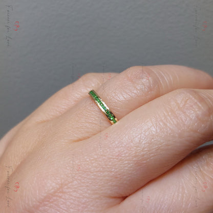 Emerald Engagement Ring