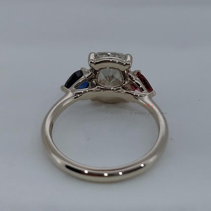 IGI Certified Cushion Lab Diamond Engagement Ring