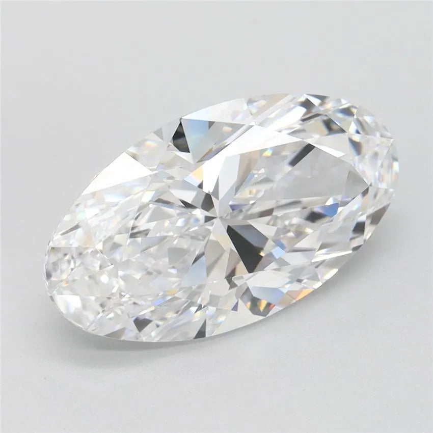 3.00ct Oval Lab Grown Diamond (Colour D, Clarity FL, IGI Certified)