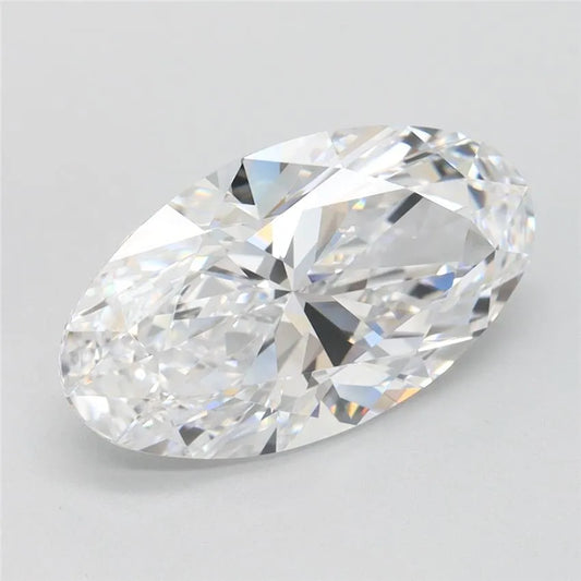 3.00ct Oval Lab Grown Diamond (Colour D, Clarity FL, IGI Certified)
