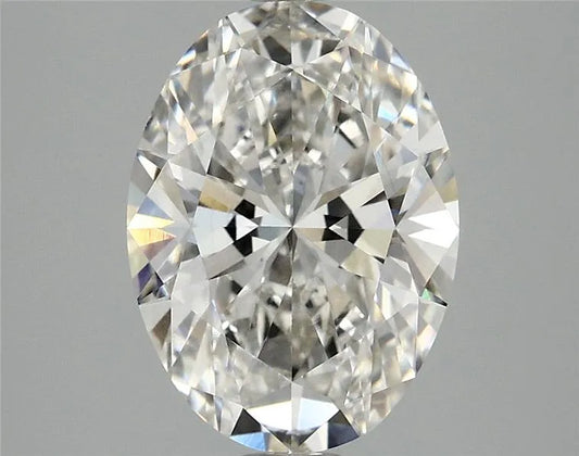 3.10ct Oval Lab Grown Diamond (Colour H, Clarity VS1, IGI Certified)