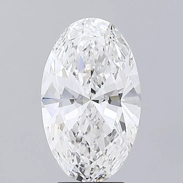 3.30ct Oval Lab Grown Diamond (Colour F, Clarity VS1, IGI Certified)