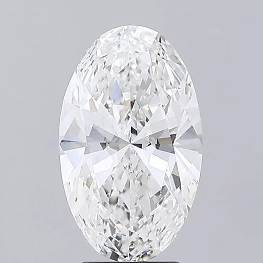 3.30ct Oval Lab Grown Diamond (Colour F, Clarity VS1, IGI Certified)