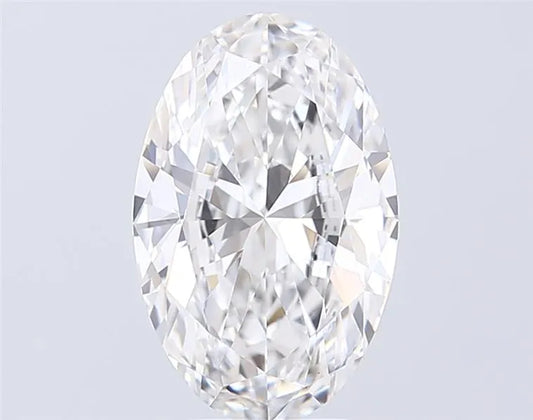3.51ct Oval Lab Grown Diamond (Colour E, Clarity VVS2, IGI Certified)