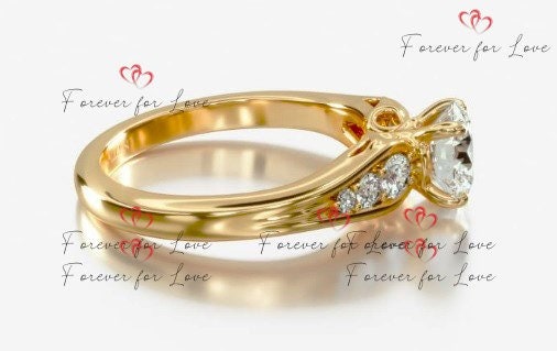 IGI Certified Round Diamond Engagement Ring