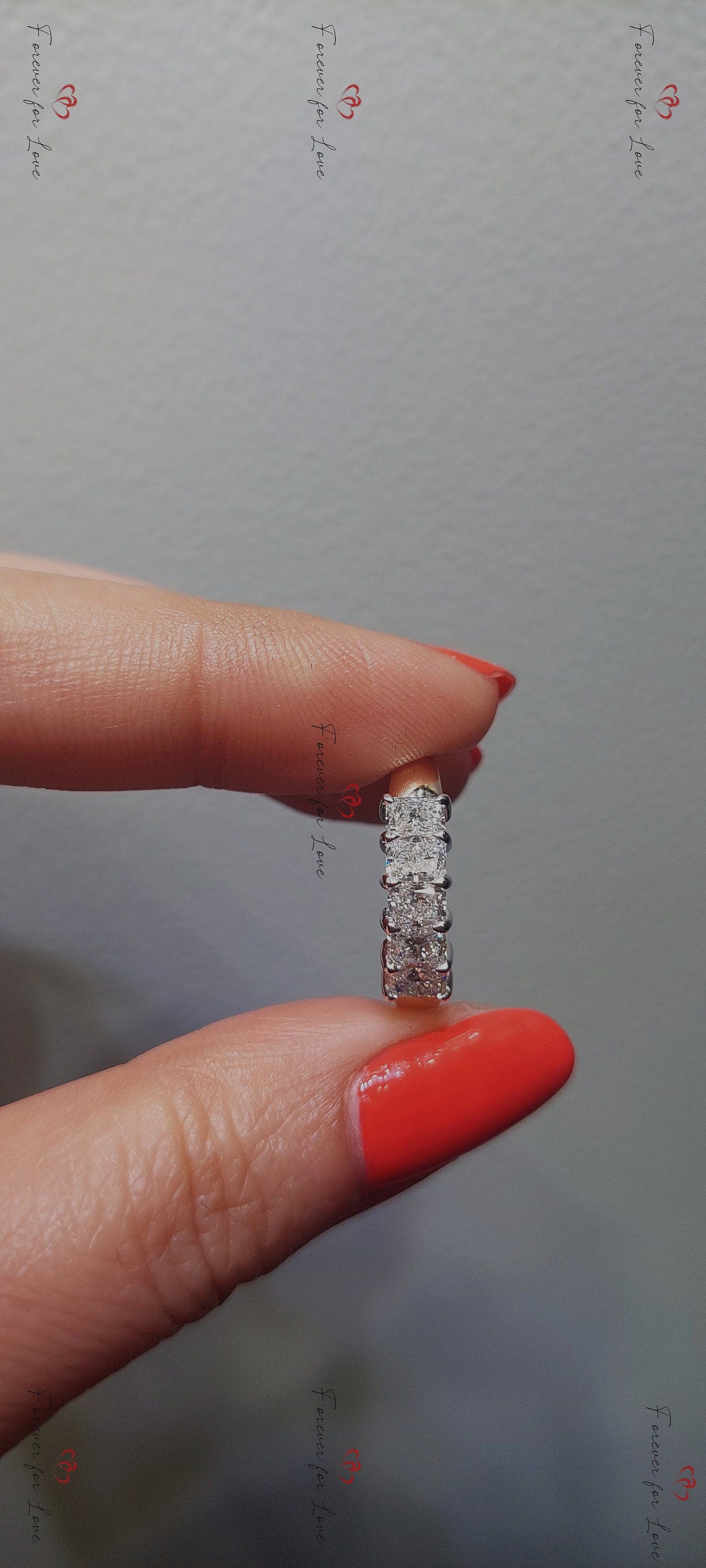 Radiant Lab Diamond Half Eternity Band